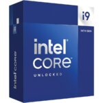 “Intel Core i9-14900K 14th Gen desktop processor with 24 cores and 32 threads, featuring LGA1700 socket.”