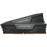 Corsair Vengeance 96GB DDR5 6600MHz C32 memory kit with dual 48GB black modules