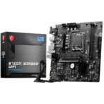 "MSI B760M BOMBER motherboard with LGA 1700 socket and DDR5 RAM slots"