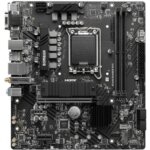 "MSI B760M BOMBER motherboard with LGA 1700 socket and DDR5 RAM slots"