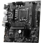 "MSI B760M BOMBER motherboard with LGA 1700 socket and DDR5 RAM slots"
